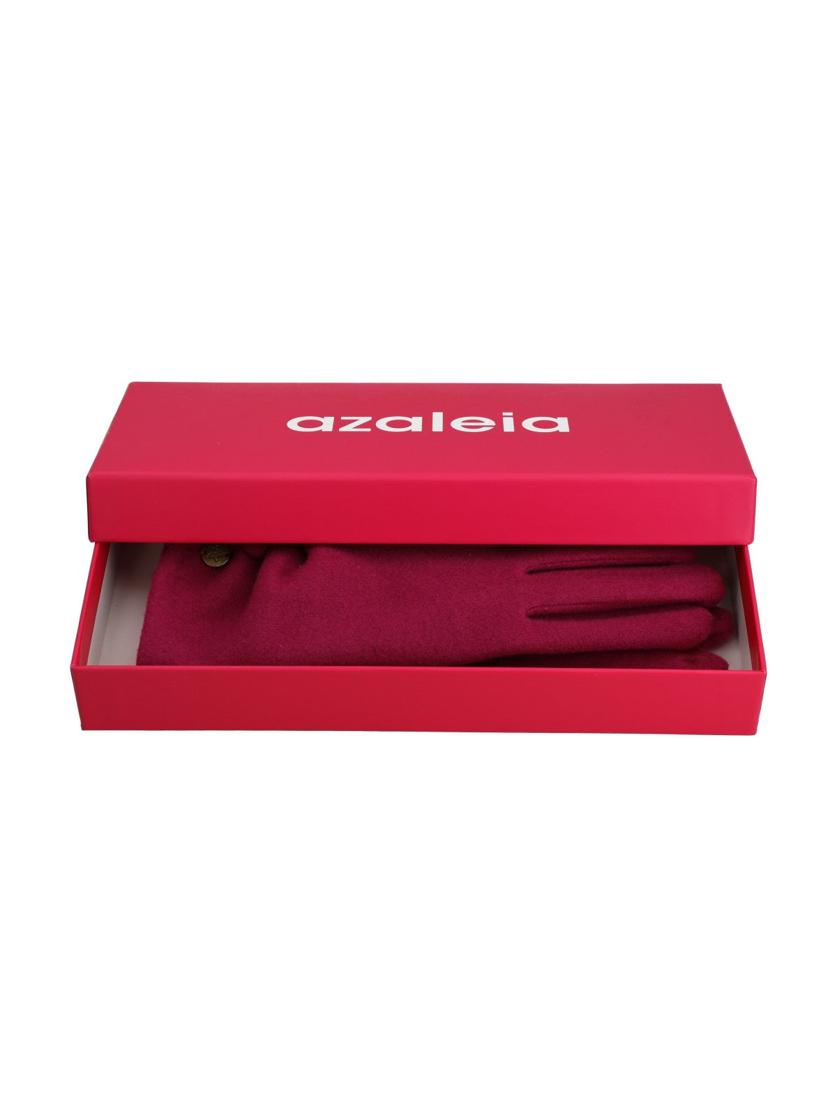 Guantes Mujer Button Glove Rojo Azaleia