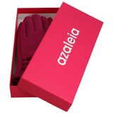 Guantes Mujer Button Glove Rojo Azaleia