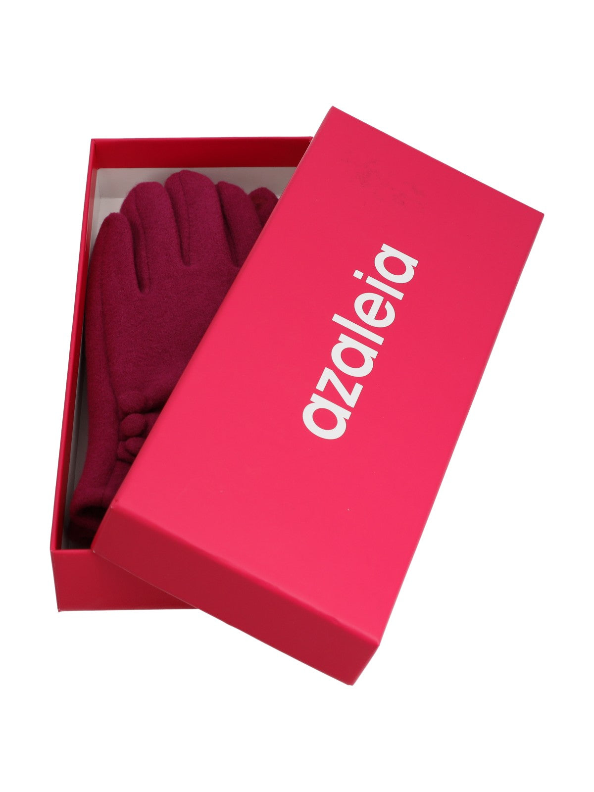 Guantes Mujer Button Glove Rojo Azaleia