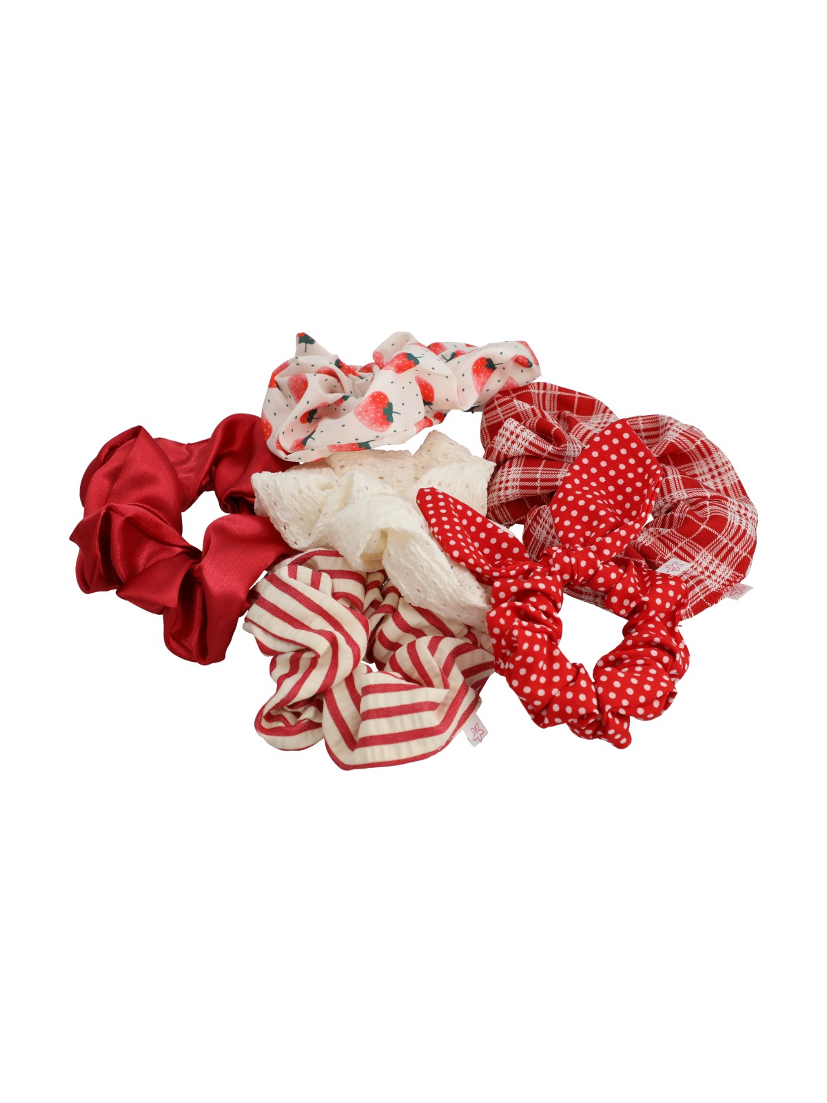 Pack Colet Mujer Set Scrunchie Rojo Azaleia