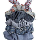 Pack Colet Mujer Set Scrunchie Azul Azaleia