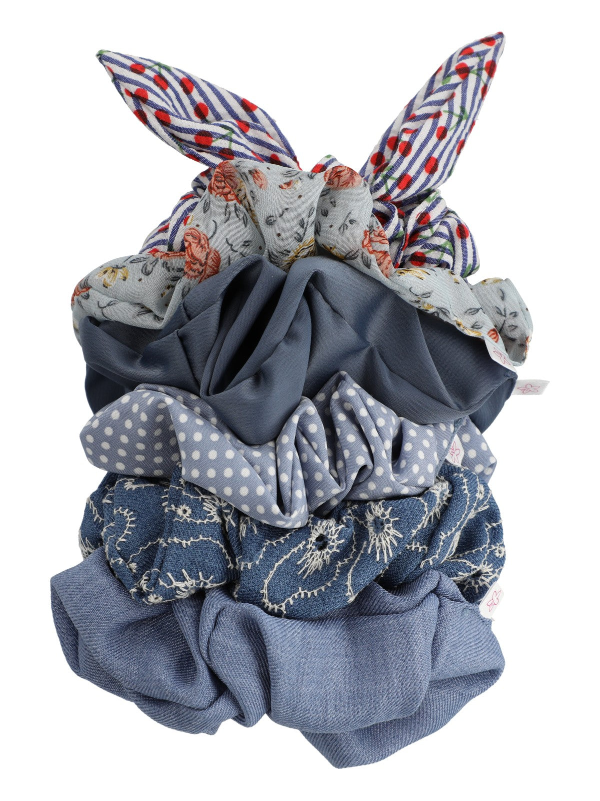 Pack Colet Mujer Set Scrunchie Azul Azaleia