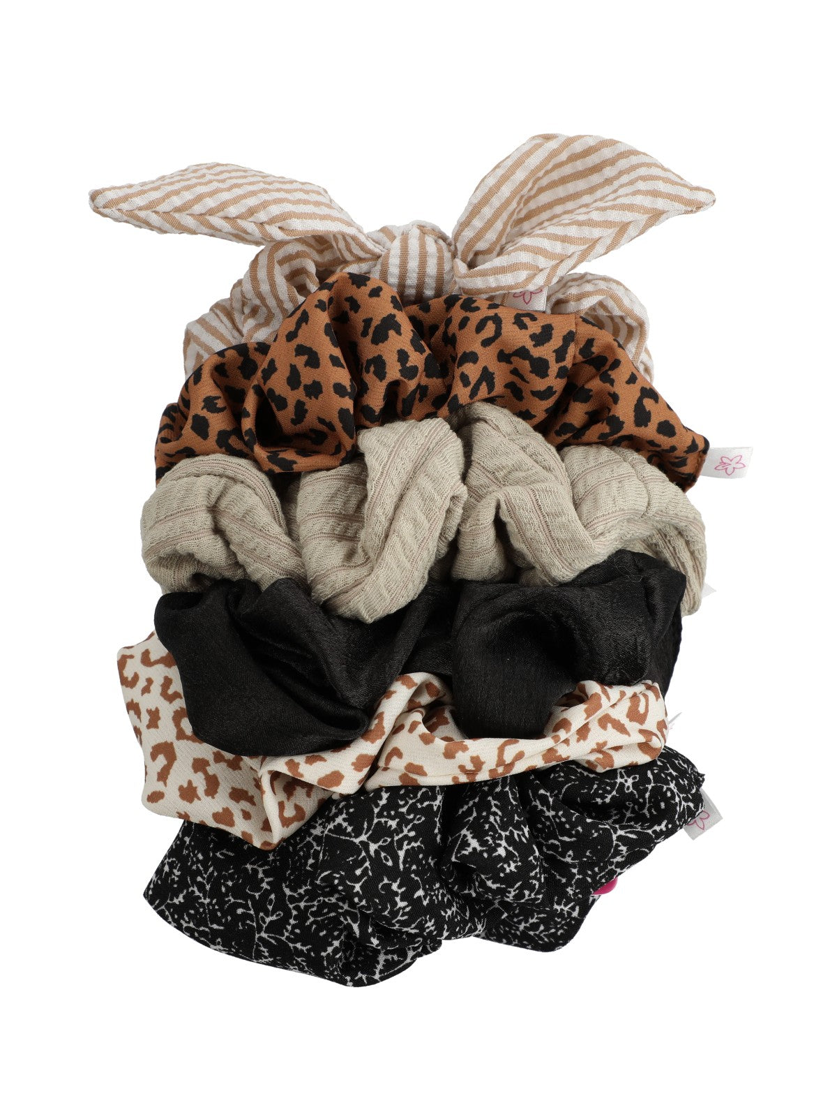 Pack Colet Mujer Set Scrunchie Café Azaleia
