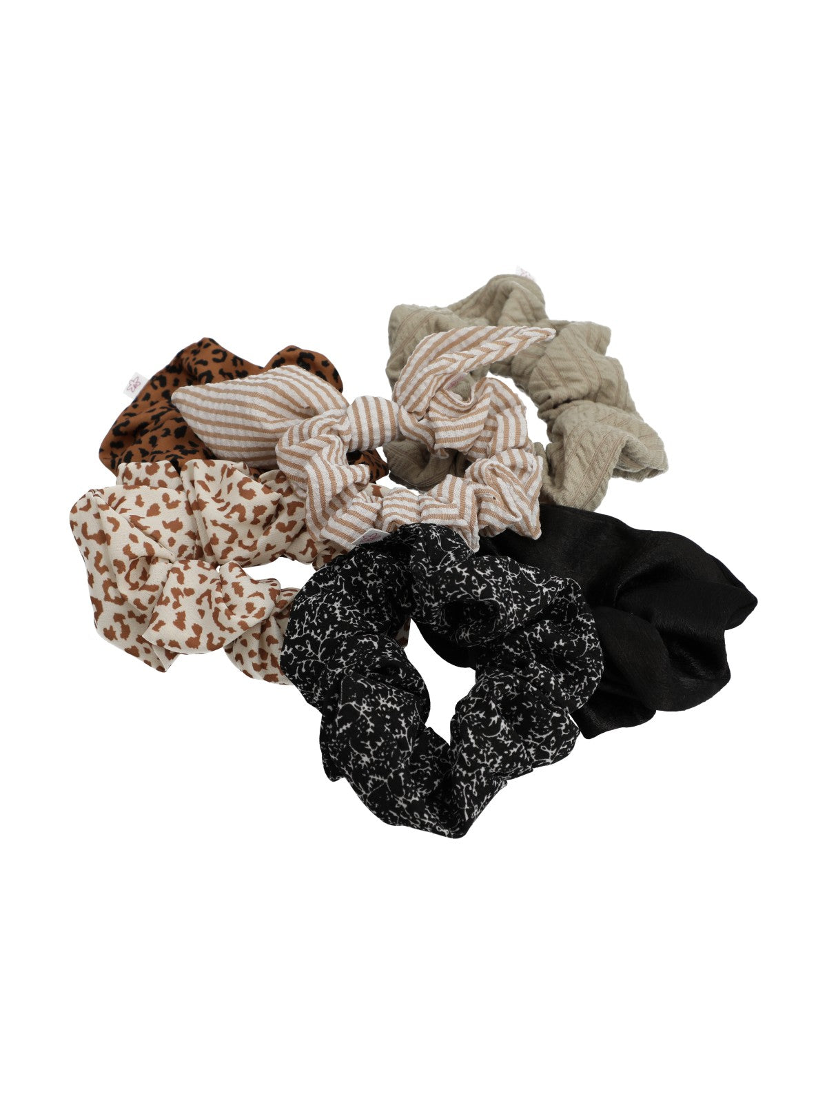 Pack Colet Mujer Set Scrunchie Café Azaleia