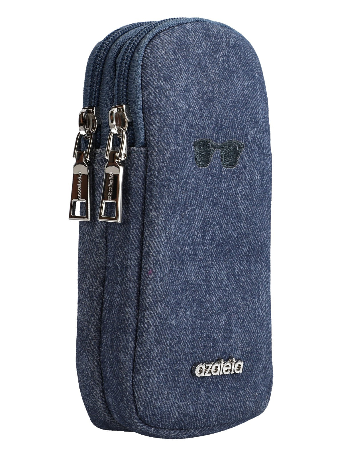 Estuche Para Anteojos Mujer Twin Glasscase Azul Azaleia