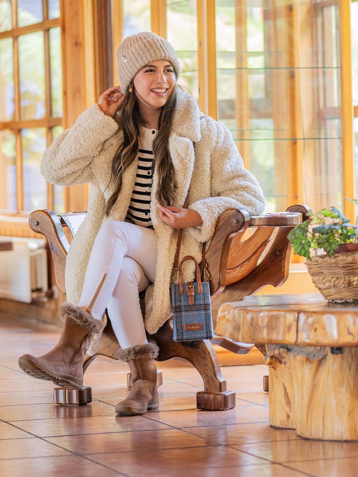 Gorro Mujer  Beanie Comfy Beige Azaleia