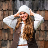 Gorro Mujer  Beanie Comfy Beige Azaleia