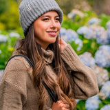 Gorro Mujer  Beanie Comfy Gris Azaleia