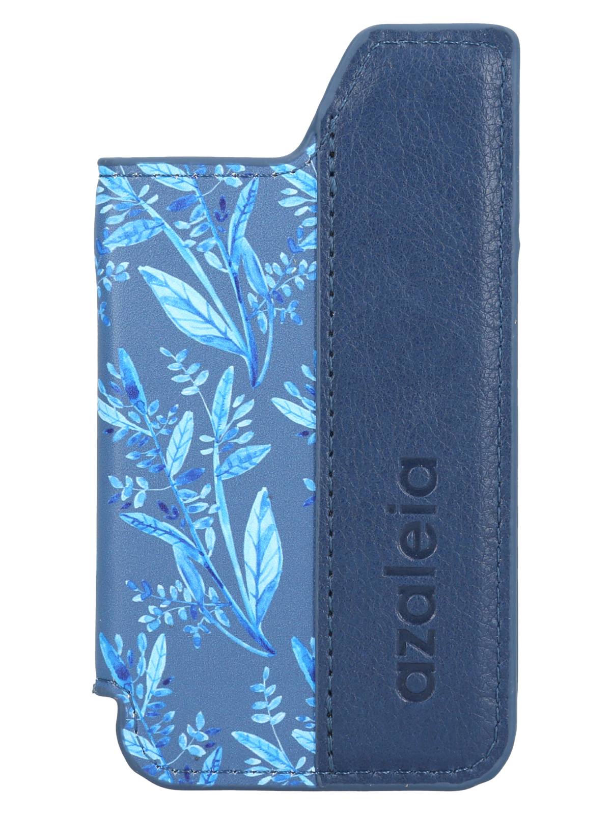 Tarjetero Mujer Phone Card Leaf Azul Azaleia