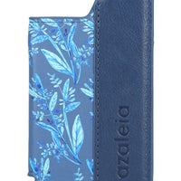 Tarjetero Mujer Phone Card Leaf Azul Azaleia