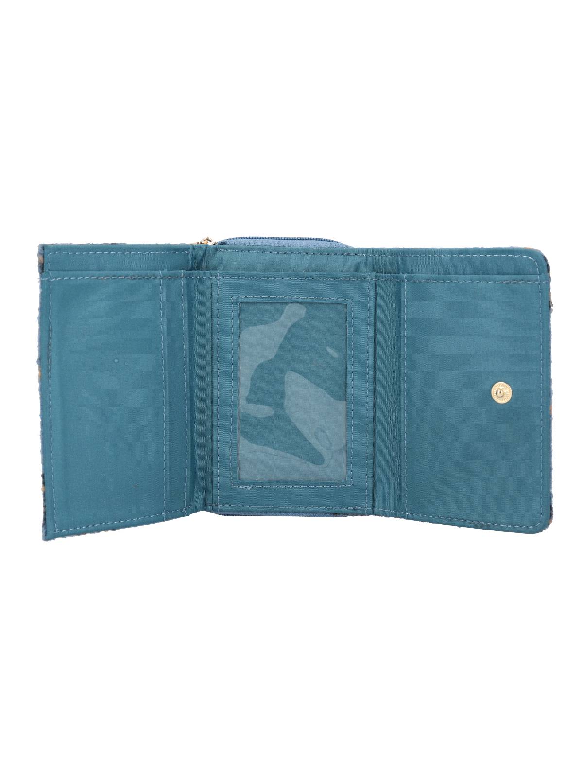 Billetera Mujer London Wallet Azul Azaleia