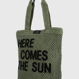 Cartera Mujer Rafia Tote Verde Azaleia