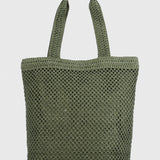 Cartera Mujer Rafia Tote Verde Azaleia