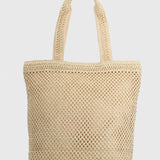 Cartera Mujer Rafia Tote Beige/Crudo Azaleia