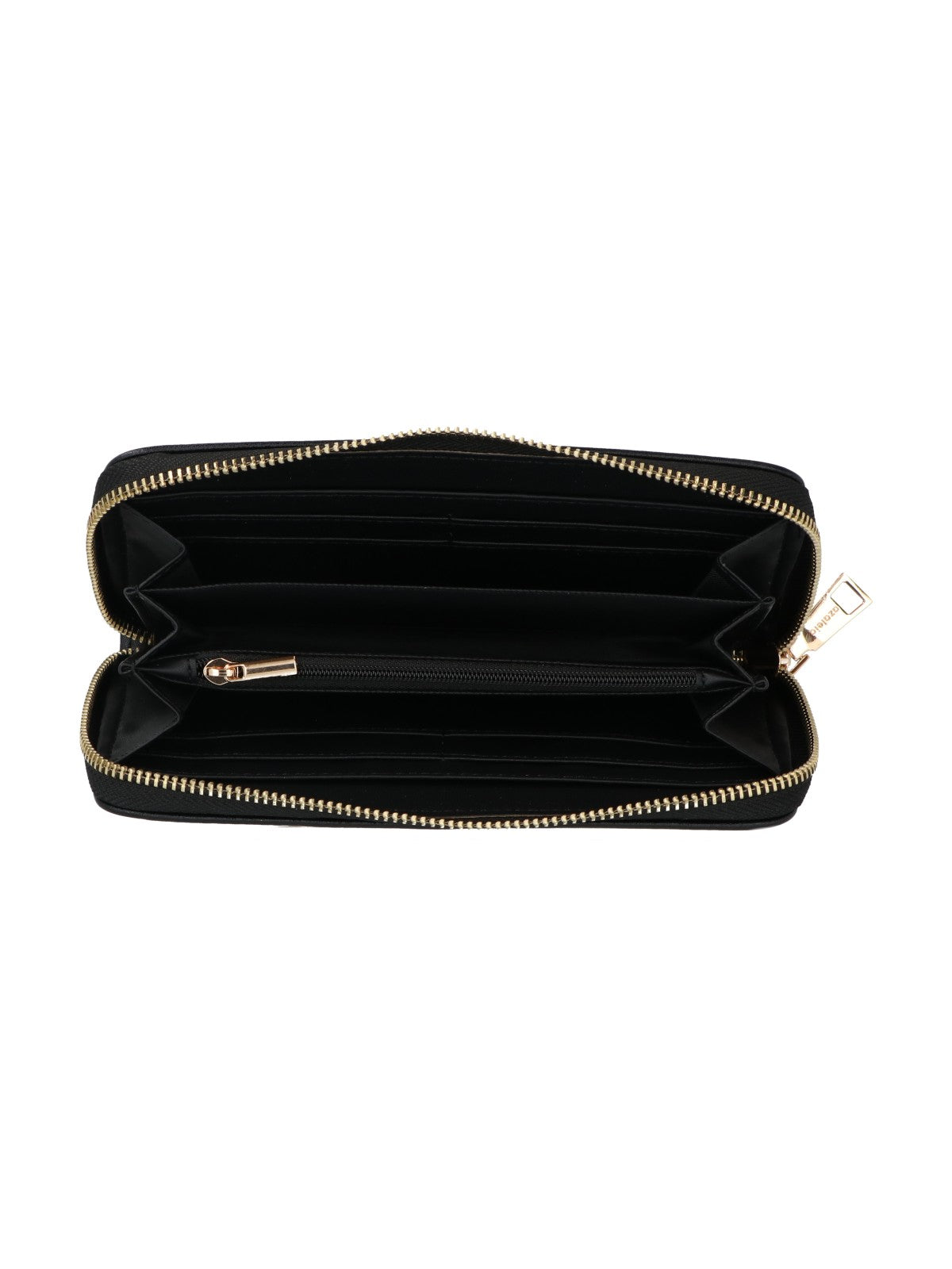 Billetera Mujer Heart Wallet Negro Azaleia