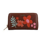 Billetera Mujer Flower Wallet Café Azaleia