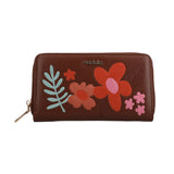 Billetera Mujer Flower Wallet Café Azaleia