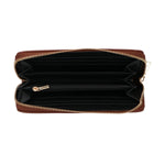 Billetera Mujer Flower Wallet Café Azaleia