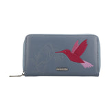 Billetera Mujer Humming Wallet Azul Azaleia
