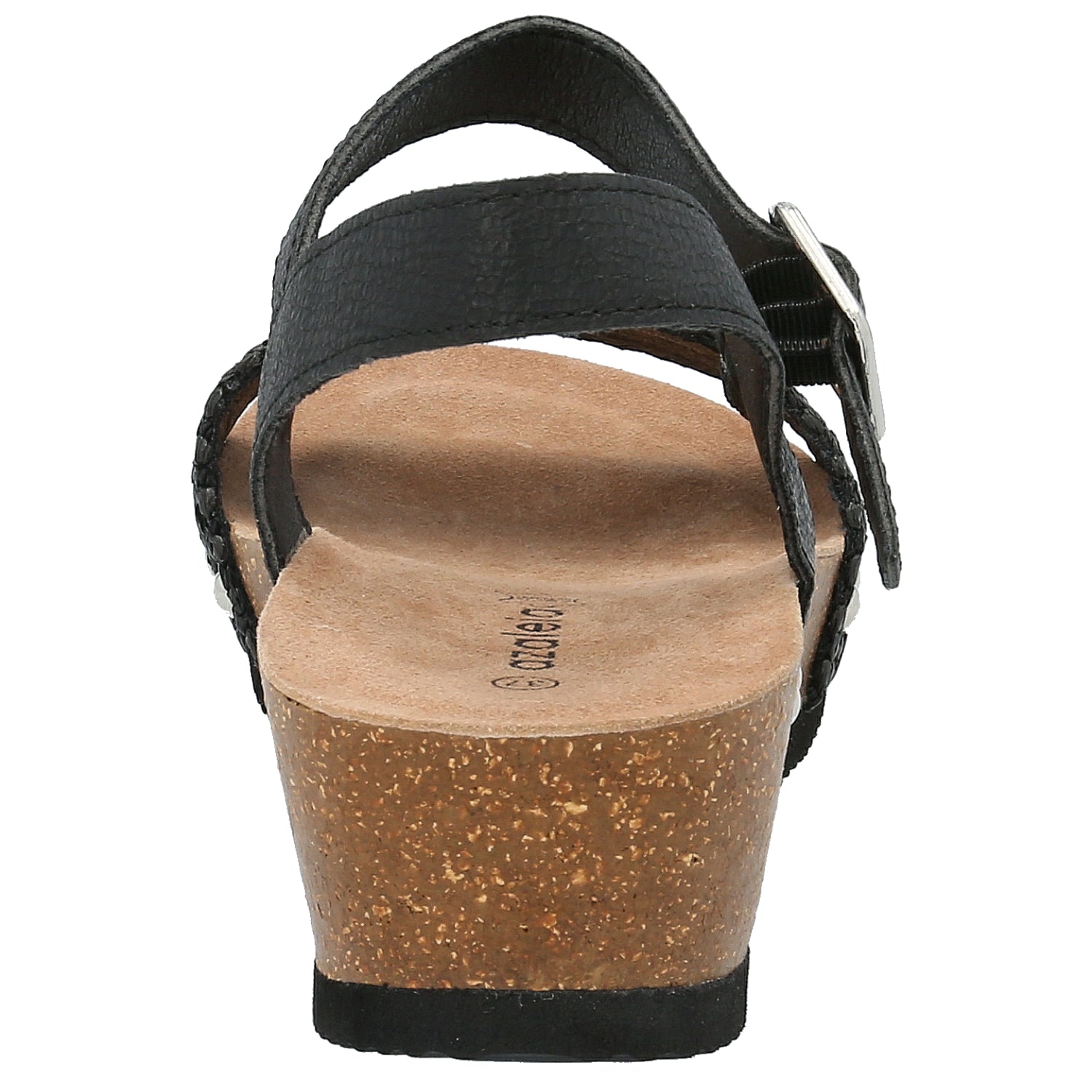 Sandalia Mujer Moneta Negro Azaleia