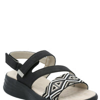 Sandalia Mujer Idara Negro Azaleia