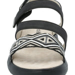 Sandalia Mujer Idara Negro Azaleia