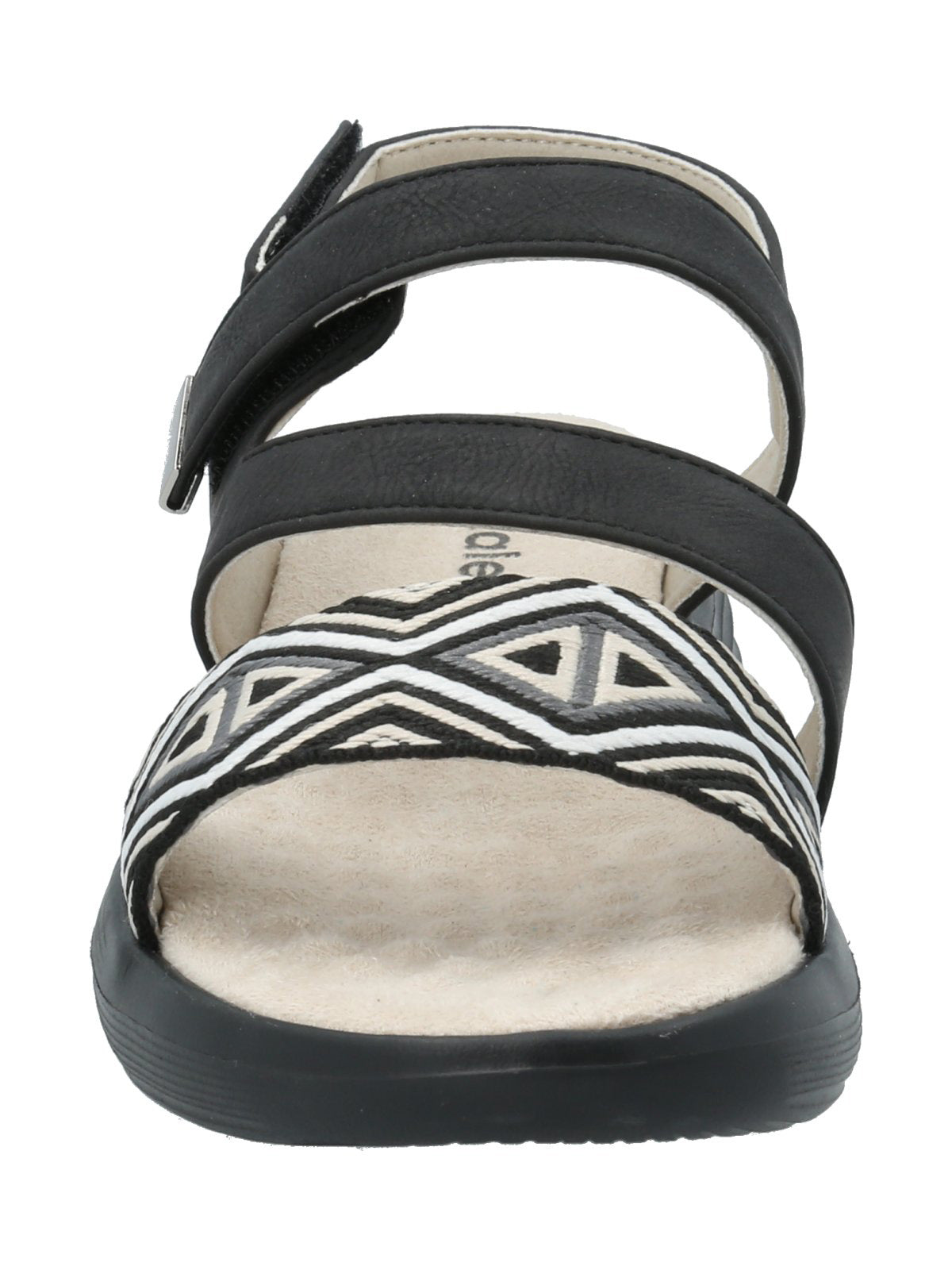 Sandalia Mujer Idara Negro Azaleia