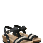 Sandalia Mujer Candida Negro Azaleia