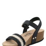 Sandalia Mujer Candida Negro Azaleia