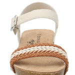 Sandalia Mujer Candida Ostra Azaleia