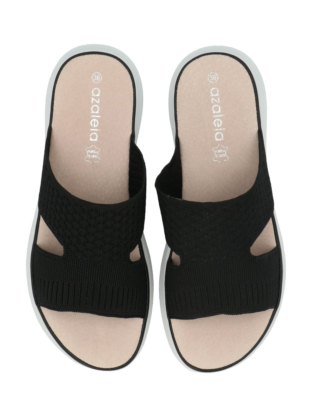 Sandalia Mujer Laraina Negro Azaleia