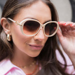 Anteojos Mujer Cooper Beige/Crudo Azaleia